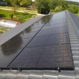 Saulės modulis 440W Viessmann full black, stiklas-stiklas Bifacial